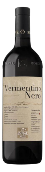 Bottle shot of 2022 Vermentino Nero