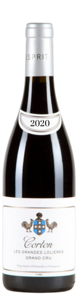Bottle shot of 2020 Corton Grand Cru Les Grandes Lolières