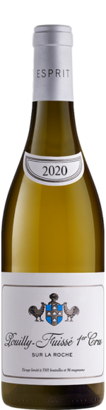 Bottle shot of 2020 Pouilly-Fuissé 1er Cru Sur la Roche