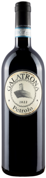 Bottle shot of 2022 Petrolo Galatrona