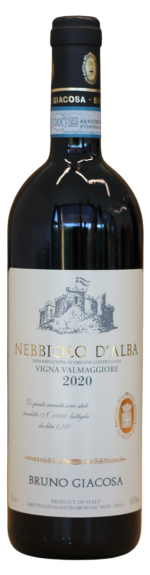 Bottle shot of 2021 Nebbiolo Valmaggiore