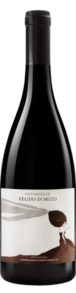 Bottle shot of 2020 Feudo di Mezzo Etna Rosso