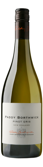 Bottle shot of 2021 Paddy Borthwick Pinot Gris