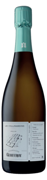 Bottle shot of 2020 Coteaux Champenois Blanc 'Les Collinardins'