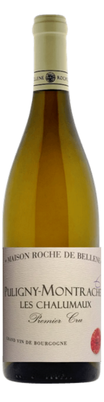 Bottle shot of 2022 Puligny Montrachet 1er Cru les Chalumeaux