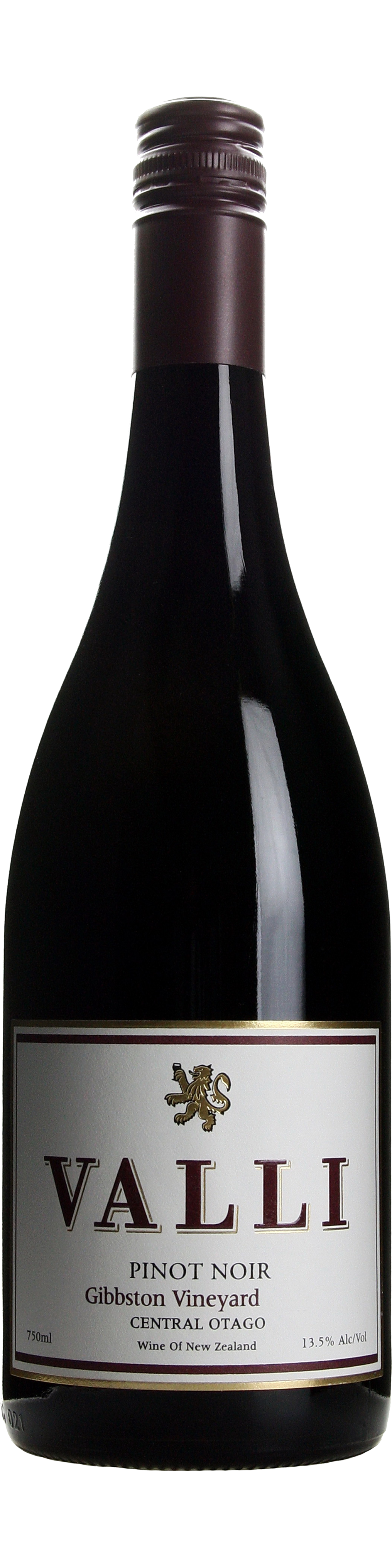 Bottle shot of 2011 Gibbston Pinot Noir