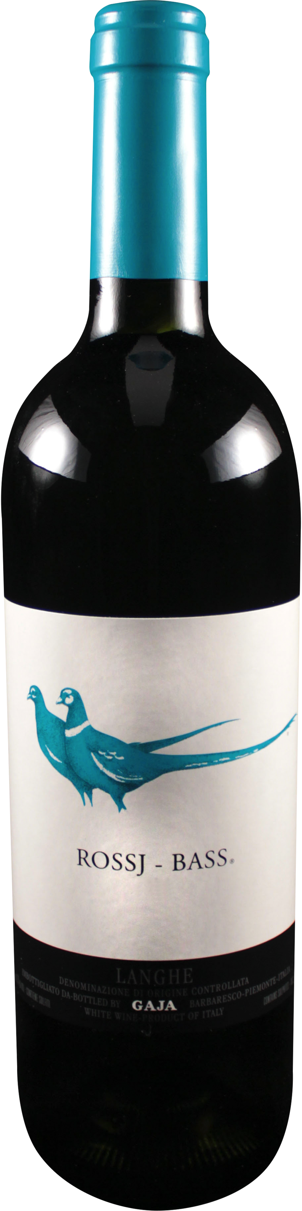 Bottle shot of 2013 Rossj Bass Chardonnay