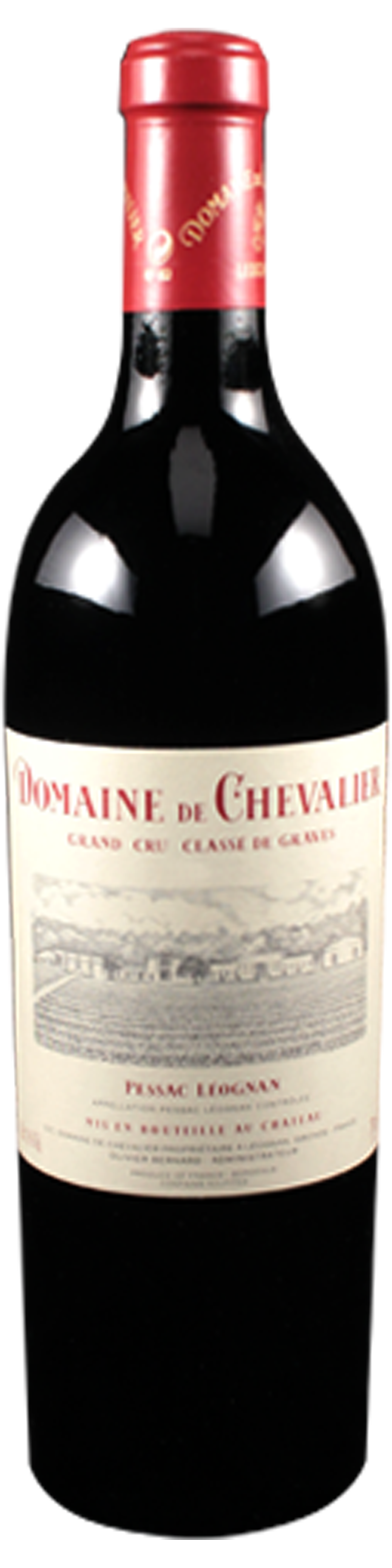 Bottle shot of 2008 Domaine de Chevalier Rouge, Cru Classé Graves