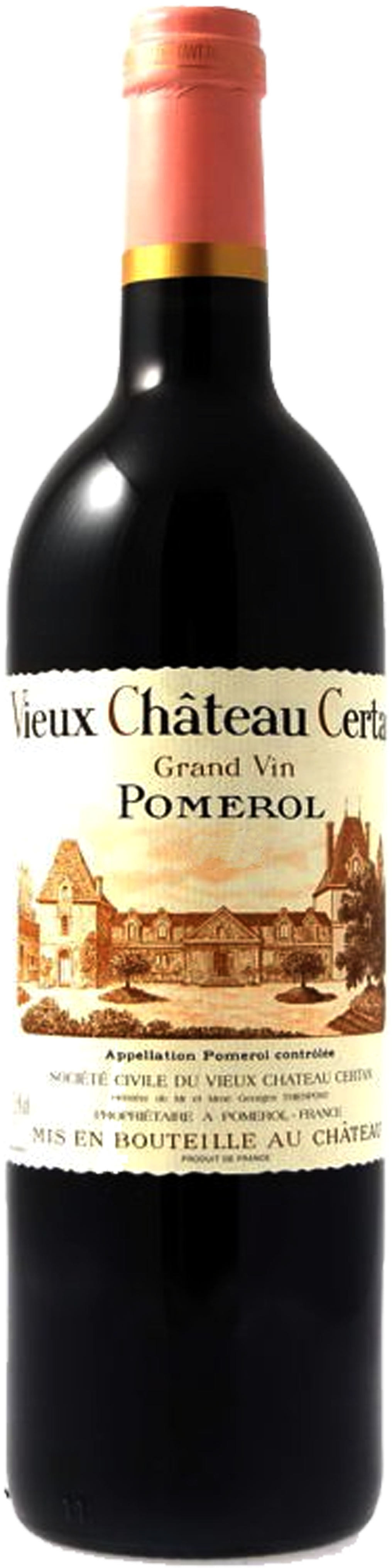 Bottle shot of 2008 Vieux Château Certan, Pomerol