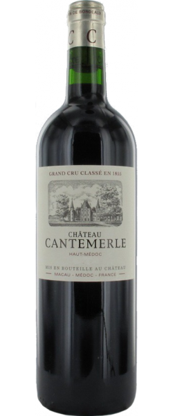 Bottle shot of 2015 Château Cantemerle, 5ème Cru Haut Médoc